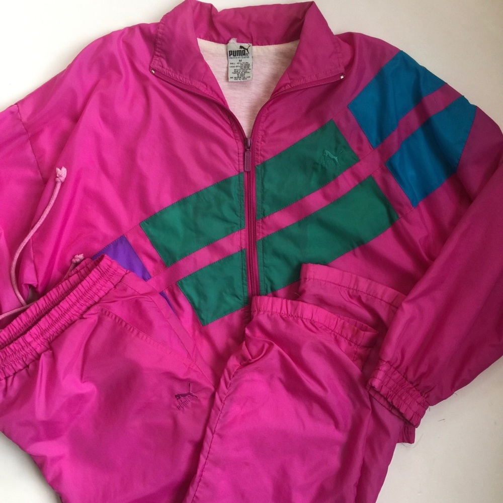Vintage 80s Puma Windbreaker Tracksuit